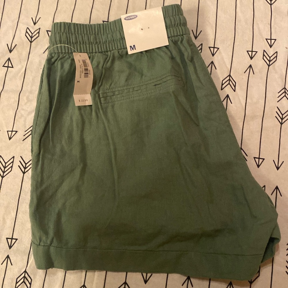 NWT Old Navy Linen Shorts M